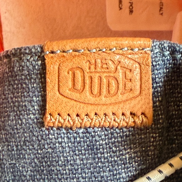 HEY DUDE WOMENS WENDY FUNK BAJA DENIM LOOK SLIP ON WALKING SHOE CASUSL SZ 8 - Picture 11 of 12